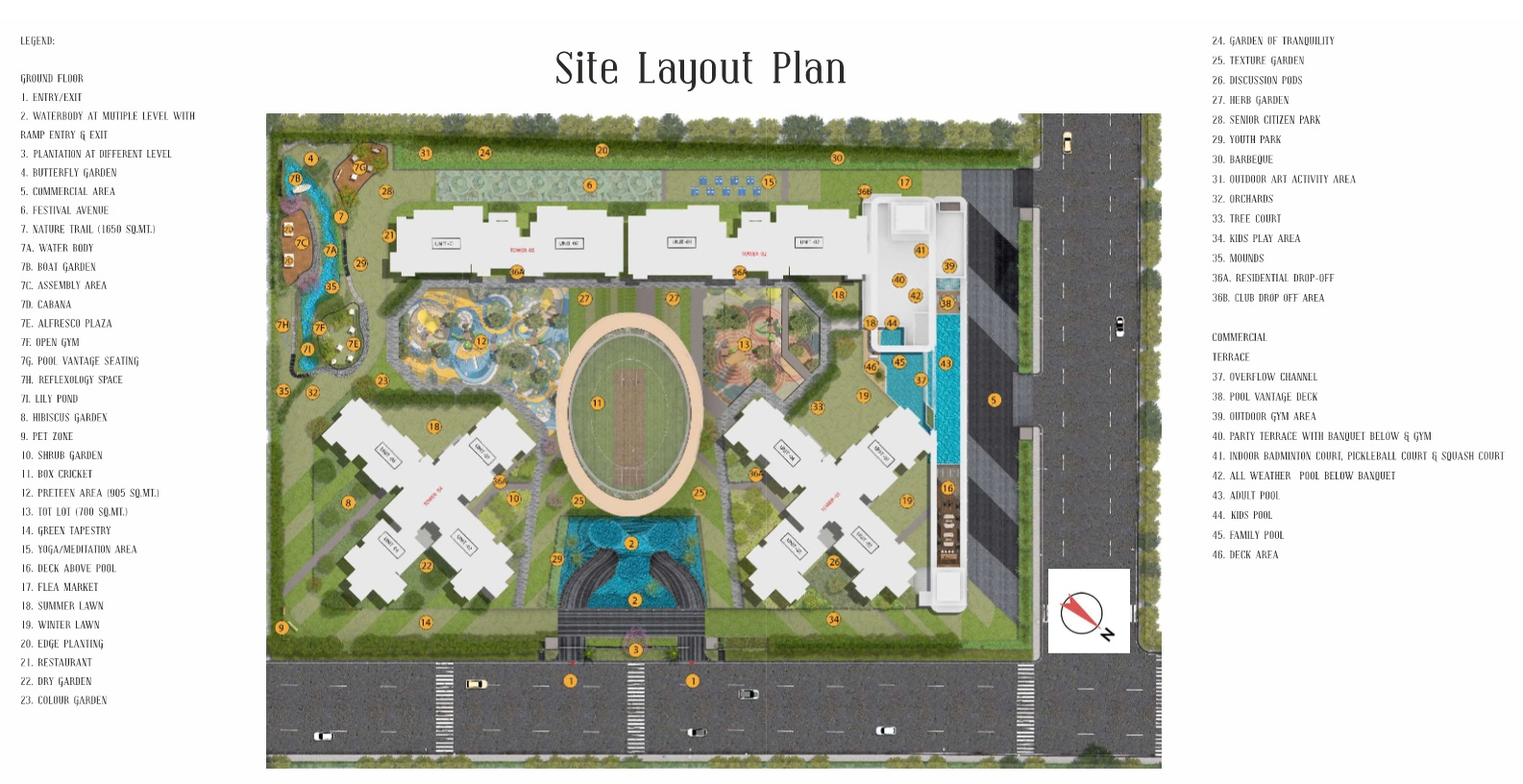 VVIP Addresses site layout plan in Greater Noida West